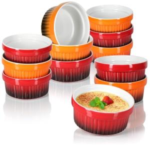 COM-FOUR® 12x Cuenco Ragout Fin - Moldes aptos para horno e…