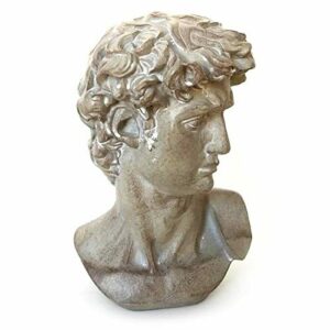 ROCKING GIFTS Figura Decorativa Busto Griego Romano David E…