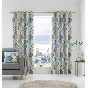 Fusion - Sander - Par de Cortinas con Ojales, 168 x 229 cm,…