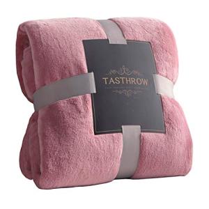 TASTHROW Manta Cama de Microfibre Franela, Suave Manta Mant…