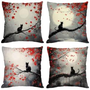 Otoño Cojines Exterior Impermeable Terciopelo Fundas Cojine…