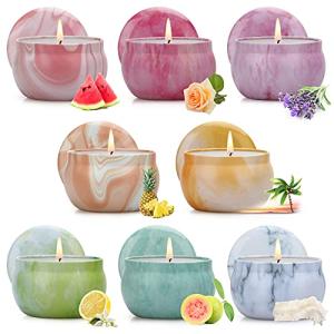 Velas Aromaticas Perfumadas, Juego de 8 Piezas, Cera de Soj…