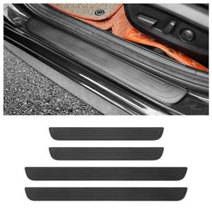 4 Piezas Protector Puertas Coche,Protector Coche de Goma An…