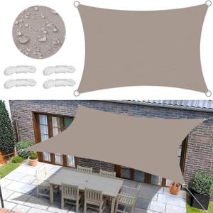 Toldo Vela de Sombra Rectangular Impermeable Toldos Exterio…
