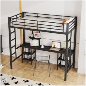 Lubvtti Cama Alta Juvenil 90x200 cm,litera Alta con Escrito…