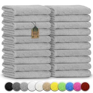 NatureMark Pack Ahorro de 20 Toallas para Invitados, 30 x 5…