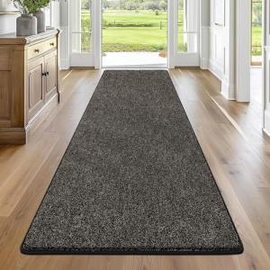 Enyhom Alfombra larga de pasillo, 80 x 300 cm, lavable, ant…
