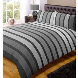Rapport Soho Negro, diseño a Rayas, Negro, King Size (230 x…