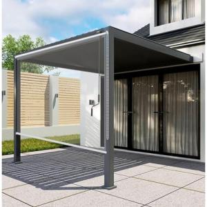 Persianas enrollables de PVC transparente para exteriores,…