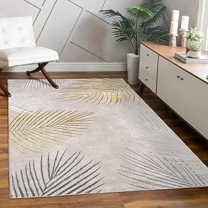 Paco Home Alfombra de Sala y Dormitorio, Moderna Pelo Corto…