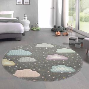 CARPETIA Alfombra para niños Alfombra para bebés Nube Gris…