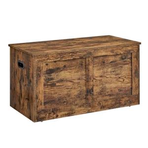 VASAGLE Baúl Almacenaje, Caja para Mantas con 2 Bisagras de…