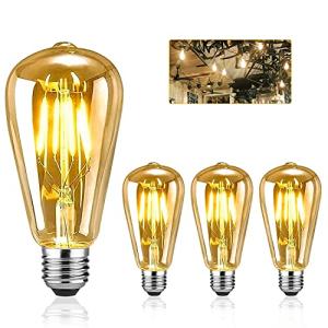 EYLM Vintage Edison Bombillas, Bombilla LED Vintage ST64 E2…