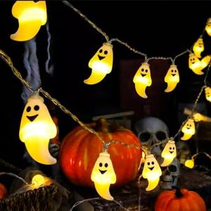 XVZ Guirnalda de Luces de Halloween, 3m 20 LED Fantasma de…