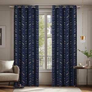 Deconovo Cortinas con Ojales, Cortinas Opacas para Sala de…