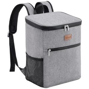 Lifewit Mochila Isotérmica Flexible de 21 litros (30 latas)…