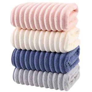 Toallas de Manos 4 Piezas Toallas de Microfibra 35 * 75cm T…