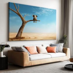 Lienzo Cuadros murales Sala de Estar Baño Cuadros 90 x 60 c…