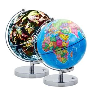 Exerz 23cm Globo terráqueo Iluminado- Mapa en español - Sop…