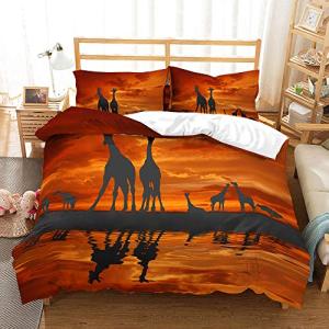 Chickwin Juego de Ropa de Cama 3D, 3 Piezas Alergia Microfi…