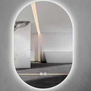 Genérico Espejo baño 50x70 cm con luz LED | Control táctil…