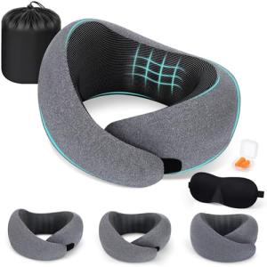 Zepphi Almohada de Viaje para Cuello, Cojin Cervical Viaje…