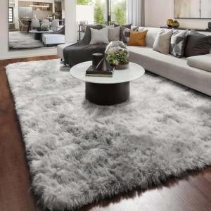 linyingdian Alfombra rectángulo Shaggy para Salón habitació…