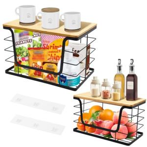 Yiomxhi 2 Piezas Cestas Colgante de Cocina de Pared, Fruter…