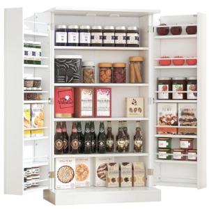 Yusong Armario de cocina con puertas y estantes ajustables…