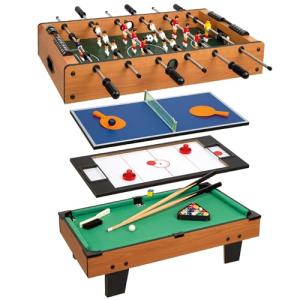 COLORBABY CB Games Mesa multijuegos 4 en 1, Tamaño 81x43x27…