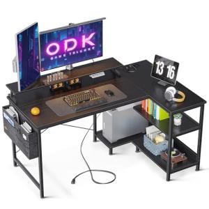 ODK Escritorio Esquinero Reversible, Escritorio Gaming en L…