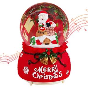 Linterna de Navidad Bola de Agua Papá Noel Música Linterna…