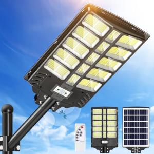 papasbox Farola Solar LED de 1200W con Mando a Distancia |…