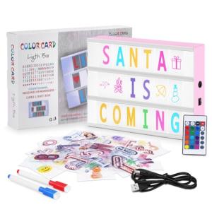HOTUT Caja de Luz A4,Caja de Luz LED 16 Colores con 105 Let…