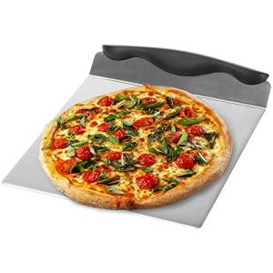 COM-FOUR® Deslizador de pizza de acero inoxidable - Bandeja…