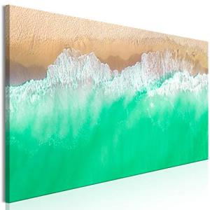 murando Cuadro en Lienzo Mar Playa 150x50 cm 1 Parte impres…