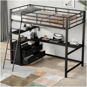 Lubvtti Litera Infantil 90x200cm,Cama Individual con cajone…