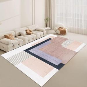 BESCH Alfombra Grande 150x200cm para Salón de Pelo Corto Mo…