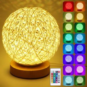 Lámpara de Mesa RGB, Lámpara de Mesa LED Sepak Takraw Luz N…