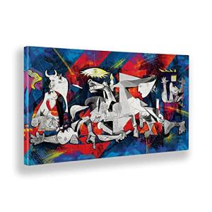Giallobus - Cuadro - Guerra Guernica Pop Art - Lienzo con M…