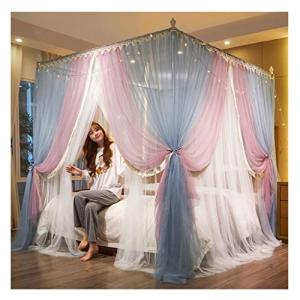 Dosel de Cama Doble con mosquitera de pie, Dosel de Cama Pr…