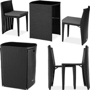 TecTake® Conjunto Jardín Exterior de Ratán y Acero, Muebles…