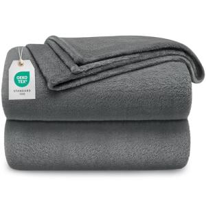 berssen Manta Termica - 150 x 200 CM - Plaid Sofa Gris Oscu…