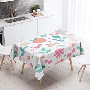Chickwin Mantel para Mesa Impermeable Antimanchas, Floral 3…