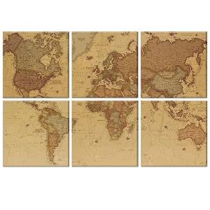 Paneles acústicos artísticos, paquete de 6 pinturas artísti…