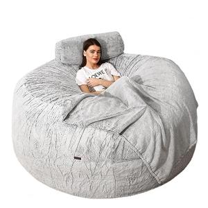 NIBHZ Bean Bag Gigante, Lavable Bean Bag Chair Lazy Round S…