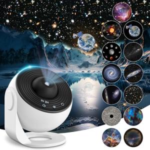 Mexllex Proyector de cielo estrellado Planetarium, 12 disco…