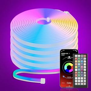 Cinta LED 10mTiras LED Neon, DIY RGB Luces LED Strip con Co…