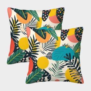 UENDOKRNN Selva Plantas Tropicales Almohada Funda Cojin par…