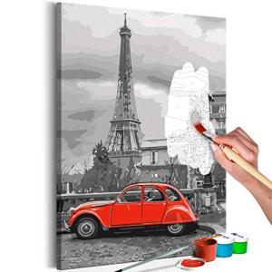 murando Pintura por Números Coche Torre Eiffel Paris 40x50…